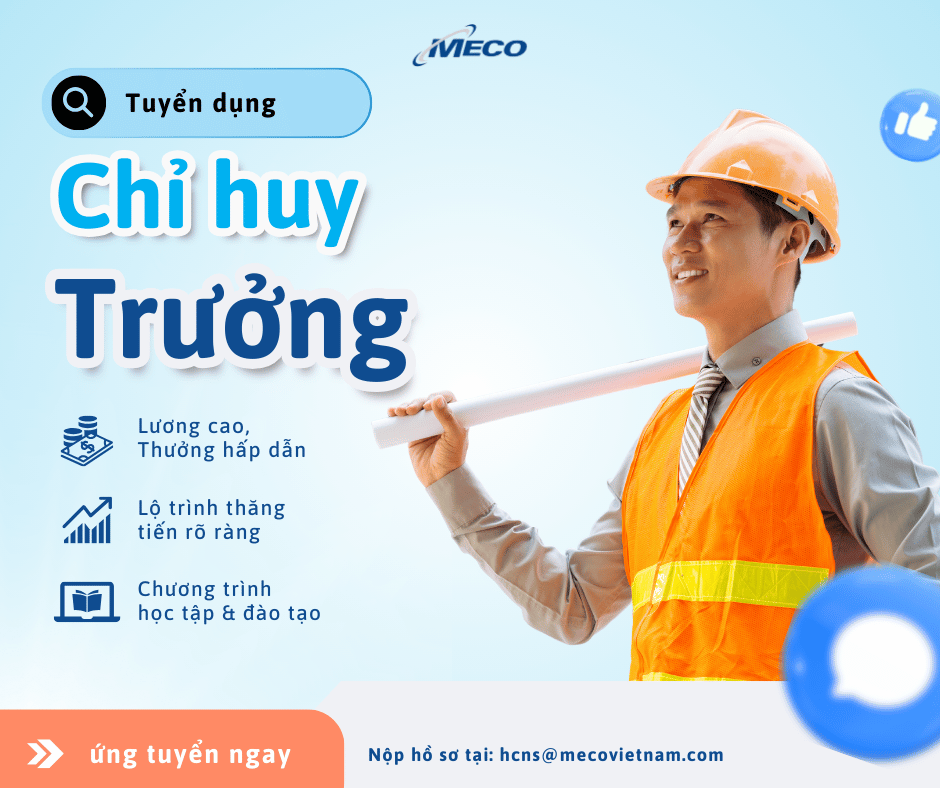 tuyển dụng chỉ huy trưởng dự án