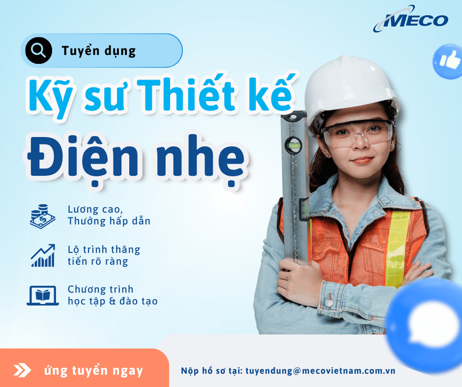 tuyển dụng kỹ sư thiết kế điện