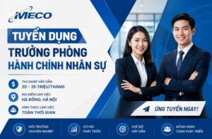 Tuyển dụng Trưởng phòng Hành chính Nhân sự