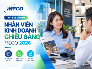 tuyển dụng kinh doanh chiếu sáng MECO Việt Nam 2026